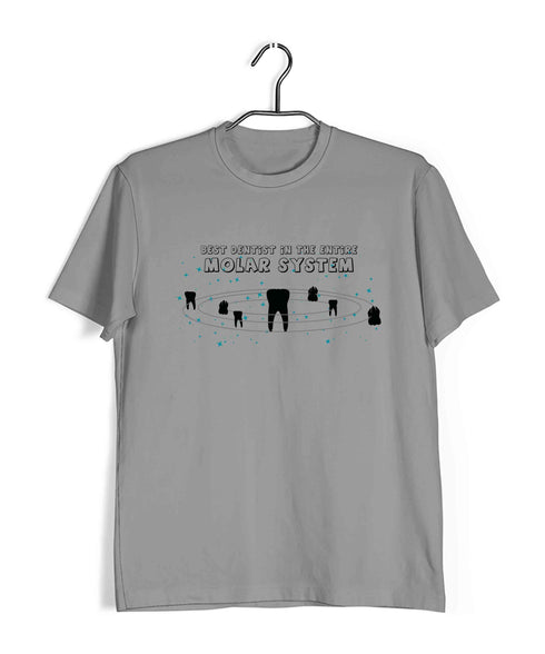 Dentist Medicine Dentist Molar System Custom Printed Graphic Design T-Shirt for Men